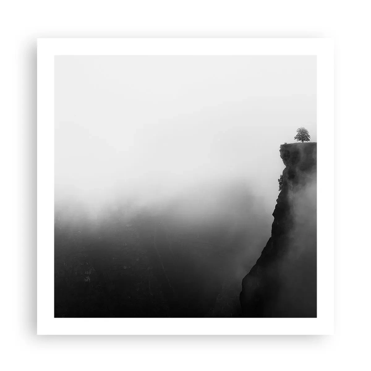 Affiche - Poster - Au bord du monde - 60x60 cm