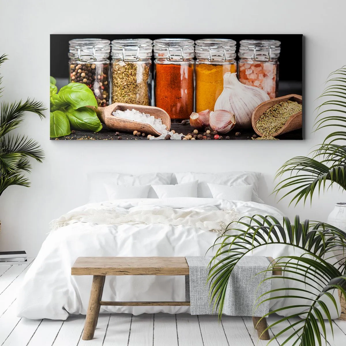 Impression sur toile - Image sur toile - Pour que la vie ait du goût - 90x30 cm