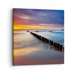 Impression sur toile - Image sur toile - Ecoute le silence - 30x30 cm