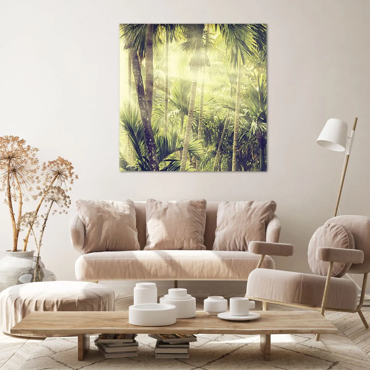 Impression sur toile - Image sur toile - Nature enflammée - 40x40 cm