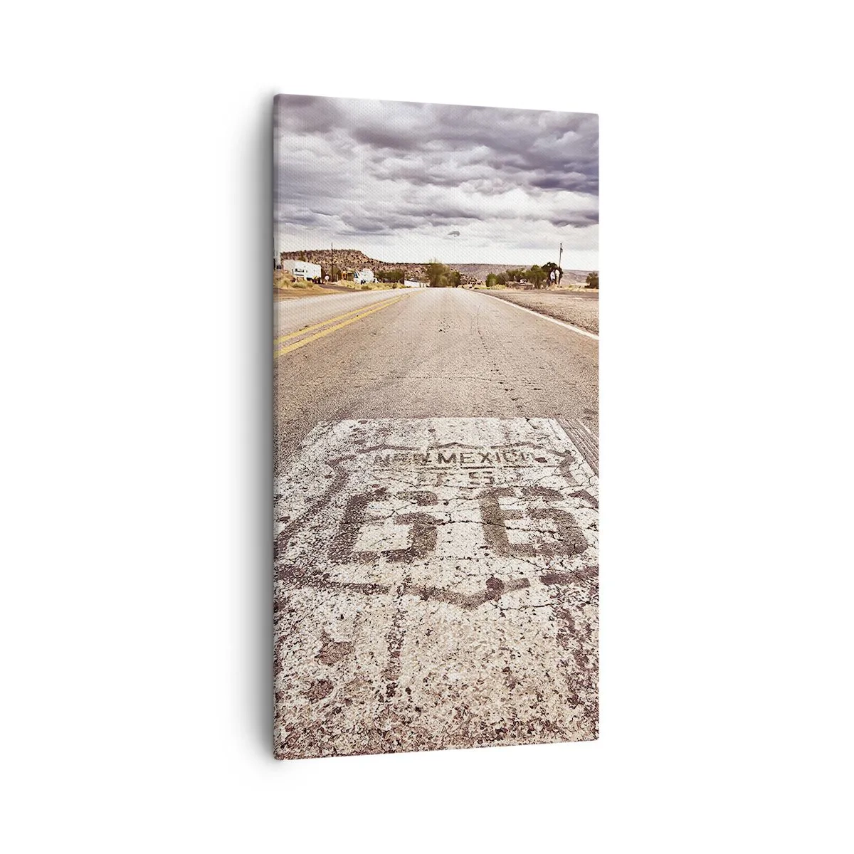 Impression sur toile - Image sur toile - Mother Road - une légende américaine - 55x100 cm