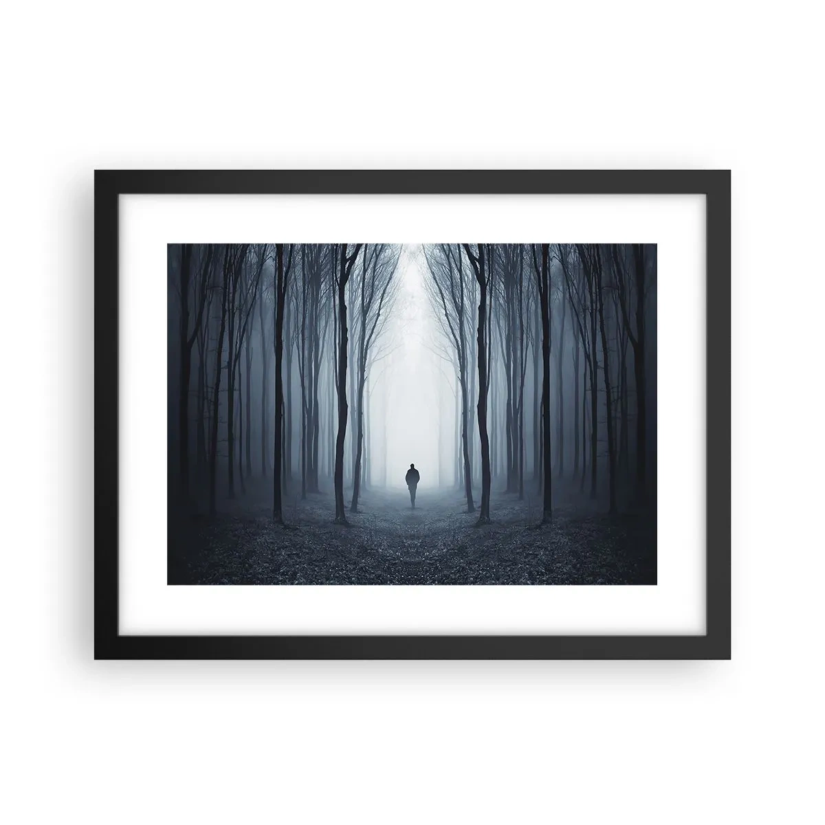 Affiche dans un cadre noir - Poster - Tout est simple et clair - 40x30 cm