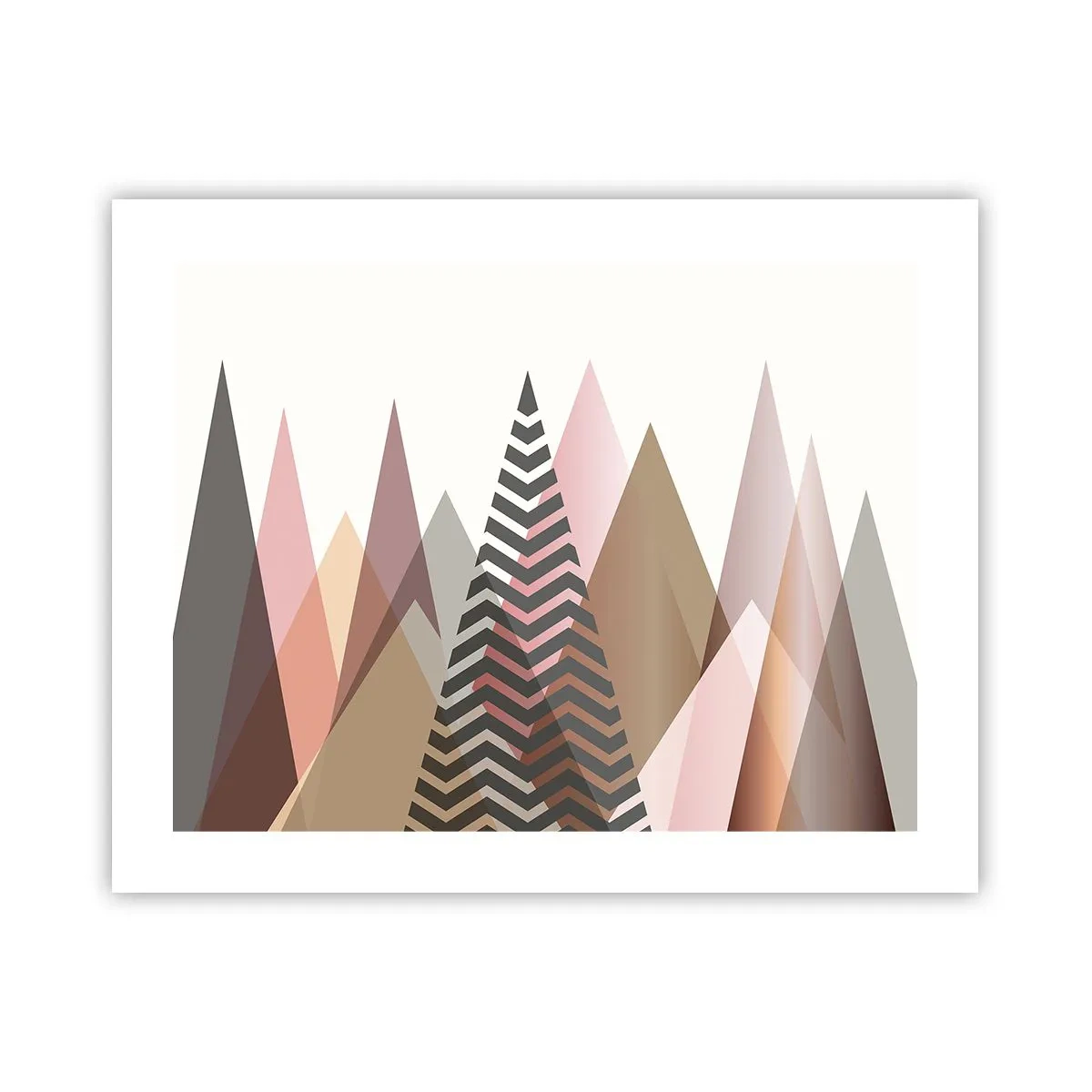 Affiche - Poster - Vue pyramidale - 50x40 cm