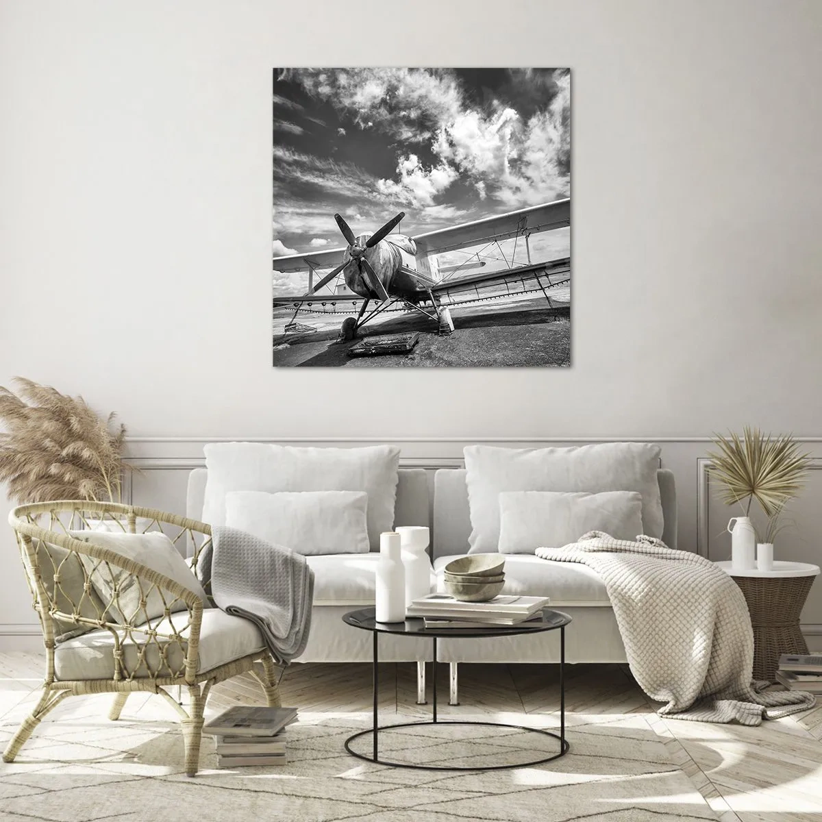 Impression sur verre - Image sur verre - Je suis impatient! - 50x50 cm