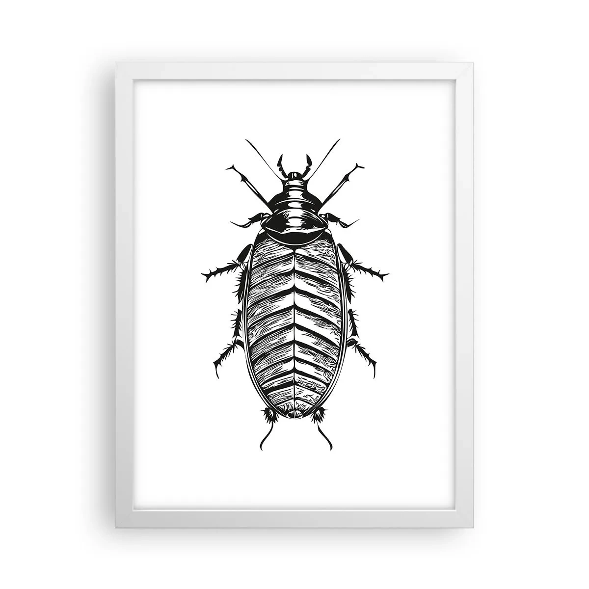 Affiche dans un cadre blanc - Poster - Quel spécimen! - 30x40 cm