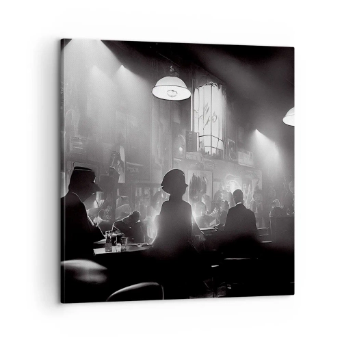 Impression sur toile - Image sur toile - Dans une ambiance jazz - 60x60 cm