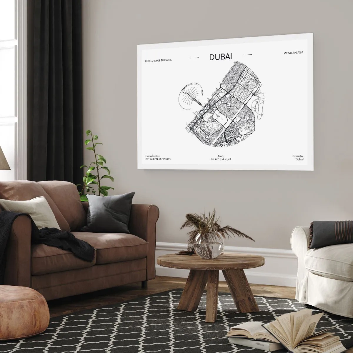 Affiche - Poster - Anatomie de Dubaï - 70x50 cm