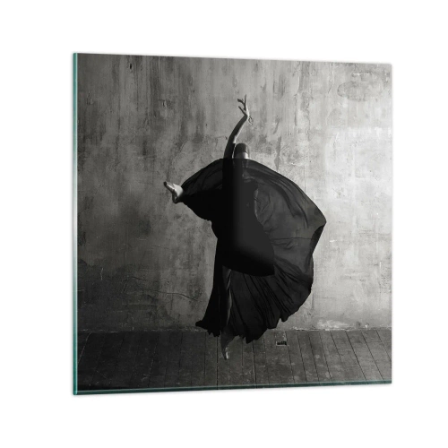 Impression sur verre - Image sur verre - Pas plein de passion - 30x30 cm