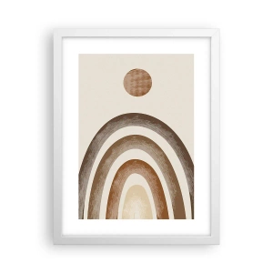 Affiche dans un cadre blanc - Poster - Dans une galaxie lointaine - 30x40 cm