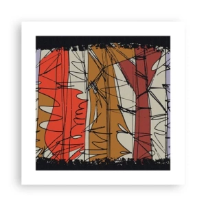 Affiche - Poster - Composition spontanée - 40x40 cm