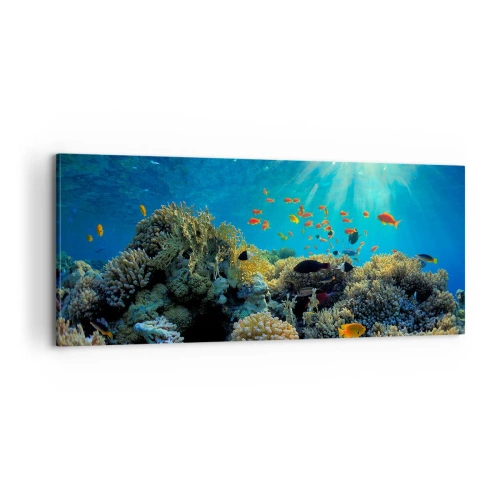 Impression sur toile - Image sur toile - Trésor sous-marin - 100x40 cm
