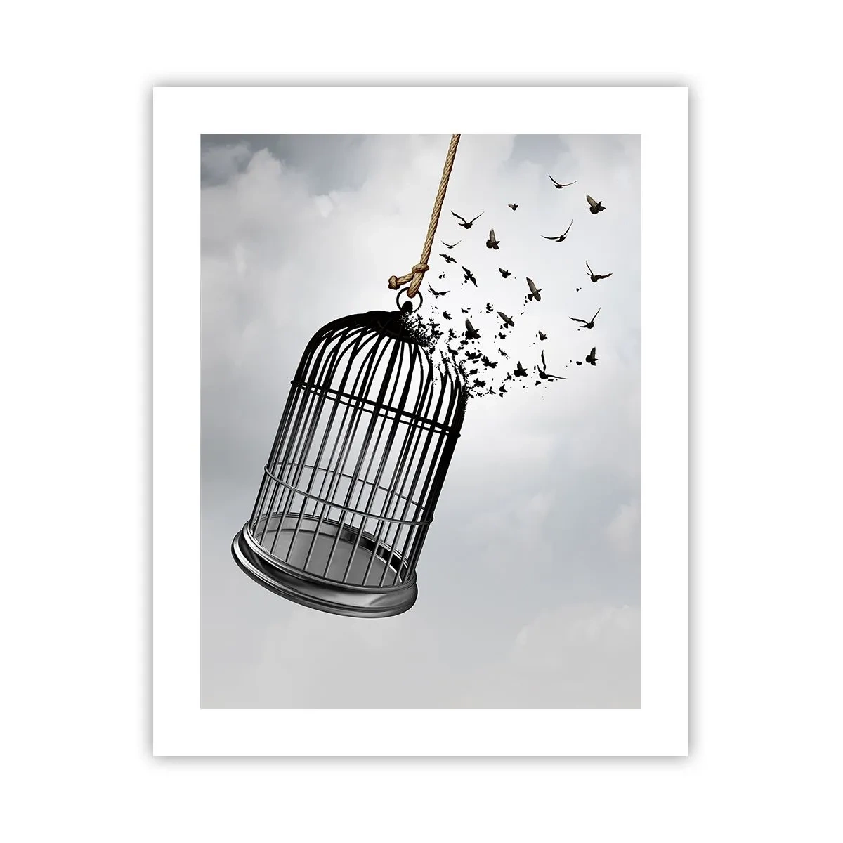 Affiche - Poster - Foie...Espoir...Liberté! - 40x50 cm
