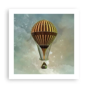 Affiche - Poster - Vols pionniers - 50x50 cm