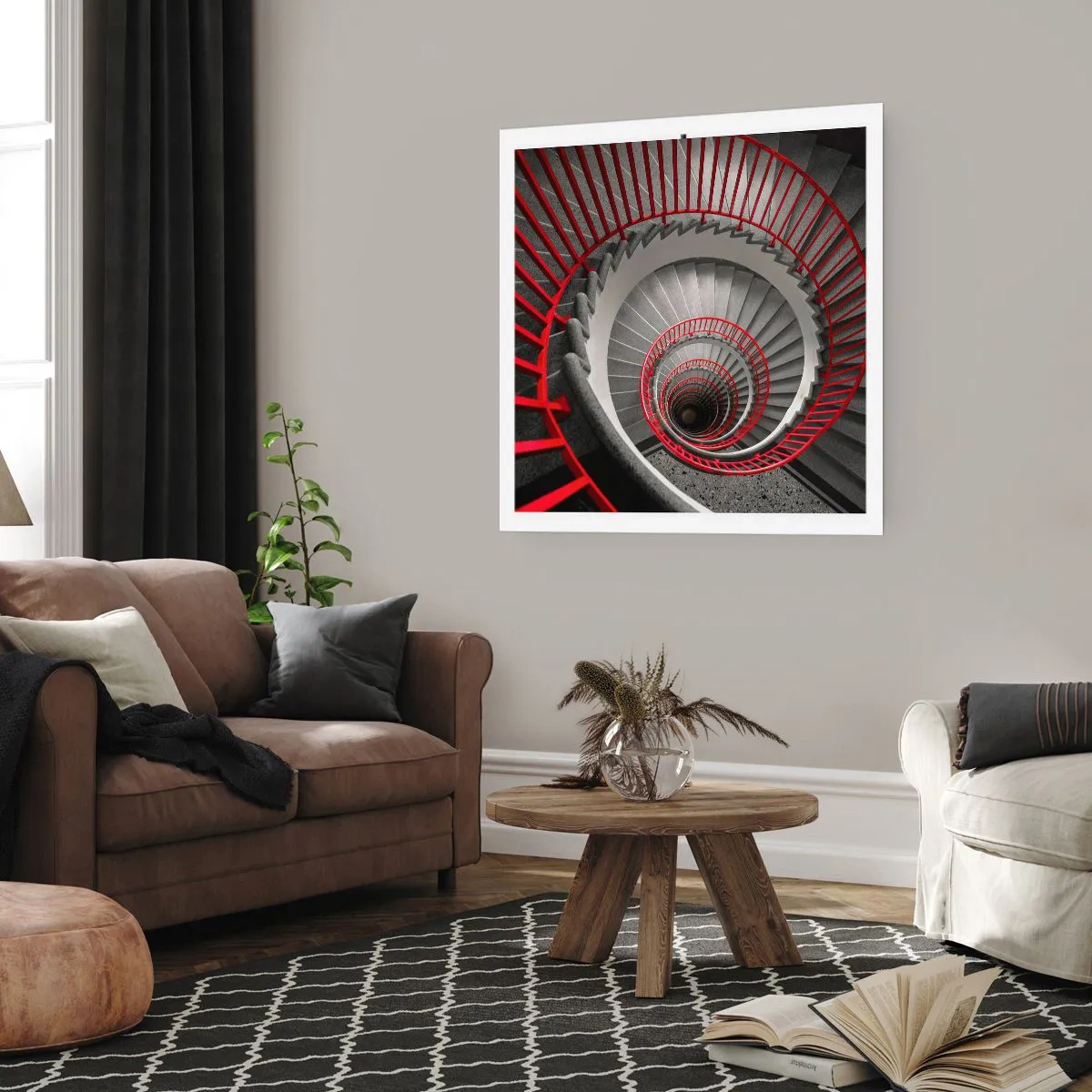 Affiche - Poster - Amusement architectural - 60x60 cm