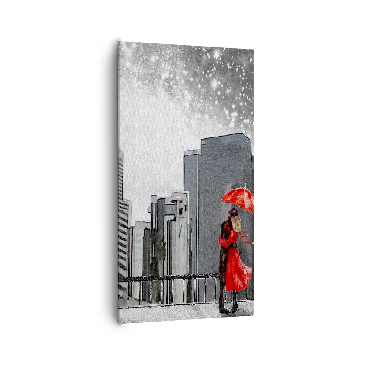 Impression sur toile - Image sur toile - L'homme n'est pas une pierre - 65x120 cm