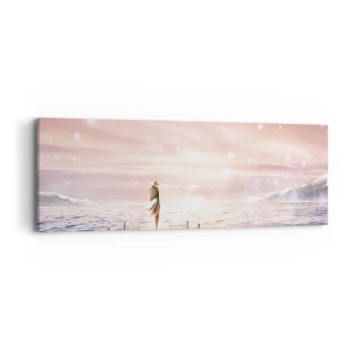 Impression sur toile - Image sur toile - A la lumière d'un rêve - 90x30 cm
