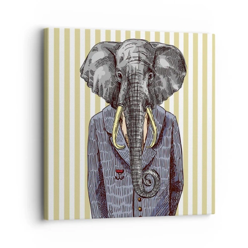 Impression sur toile - Image sur toile - Élégant par nature - 30x30 cm