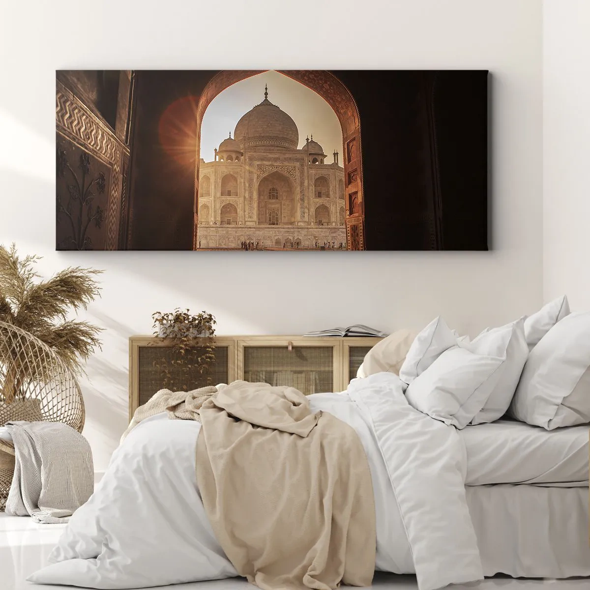 Impression sur toile - Image sur toile - Un monument à l'amour surnaturel - 100x40 cm
