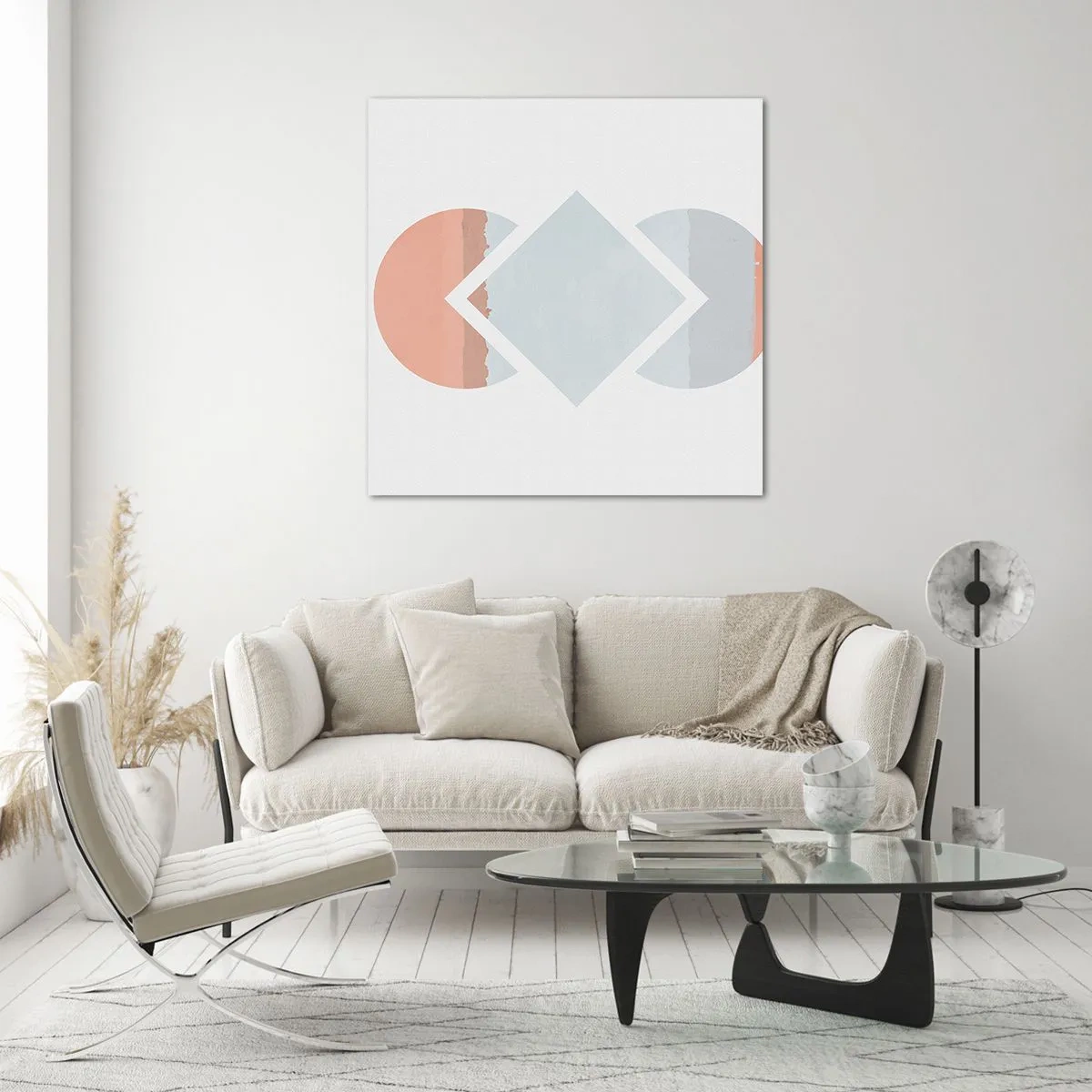 Impression sur verre - Image sur verre - La situation est clair - 70x70 cm