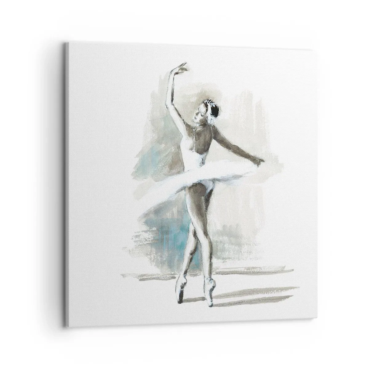 Impression sur toile - Image sur toile - Enchantement du cygne - 50x50 cm