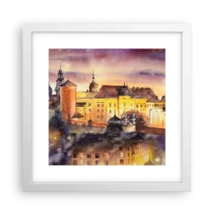 Affiche dans un cadre blanc - Poster - Histoire et conte de fées - 30x30 cm