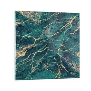 Impression sur verre - Image sur verre - Mine d'or - 40x40 cm