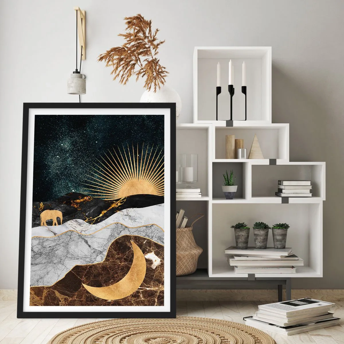 Affiche dans un cadre noir - Poster - Lois éternelles - 61x91 cm