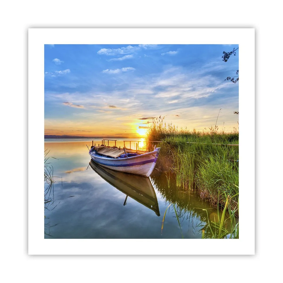 Affiche - Poster - La crique où les rêves deviennent réalité - 50x50 cm