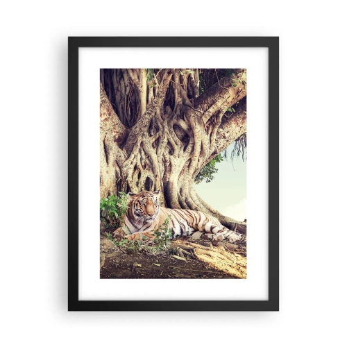 Affiche dans un cadre noir - Poster - Vue du Livre de la Genèse - 30x40 cm