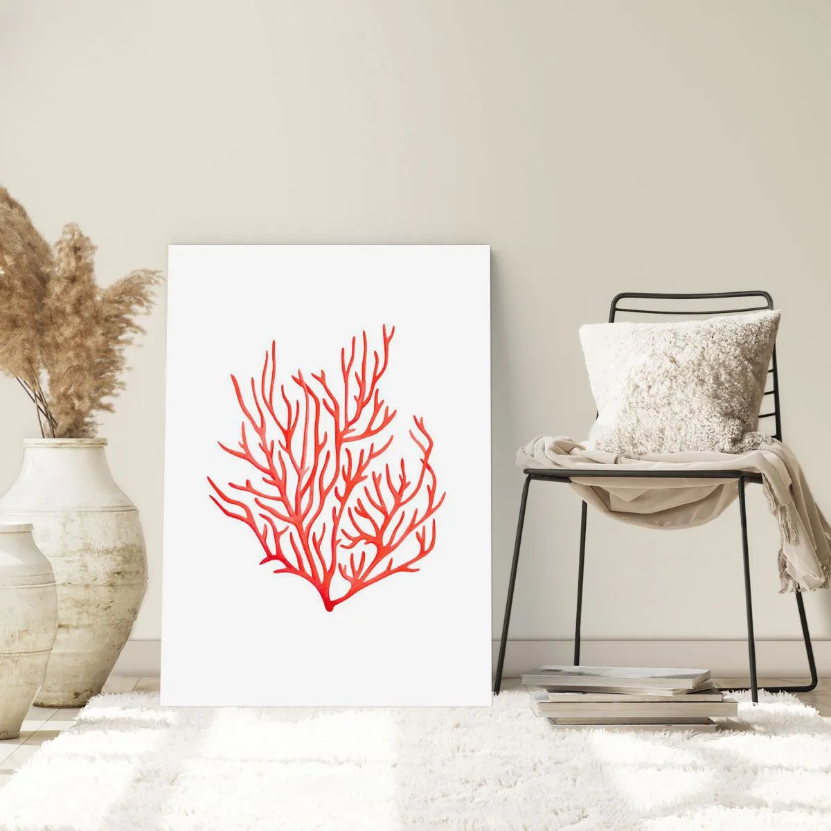 Affiche - Poster - Filigrane de corail - 30x40 cm