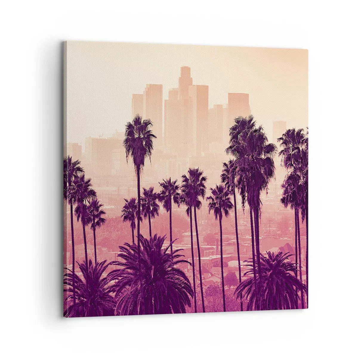 Impression sur toile - Image sur toile - Paysage californien - 60x60 cm