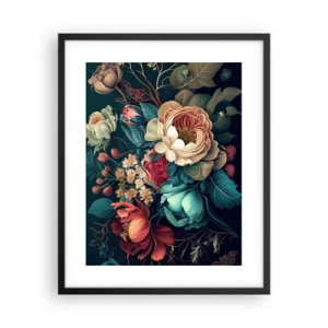 Affiche dans un cadre noir - Poster - le charme du 19ème siècle - 40x50 cm