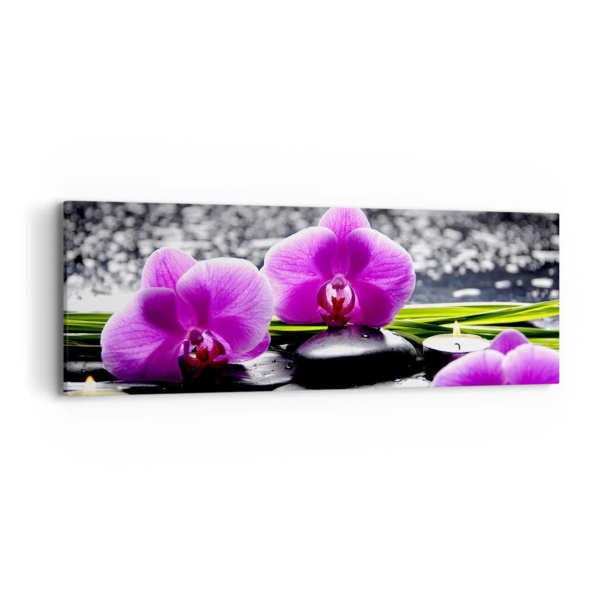 Impression sur toile - Image sur toile - Se noyer dans la paix et la tranquillité - 90x30 cm