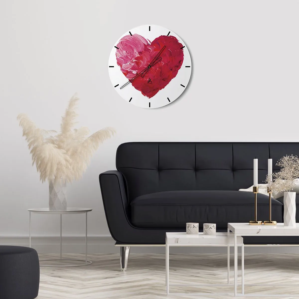 Horloge murale - Pendule murale - All you need is love - 40x40 cm