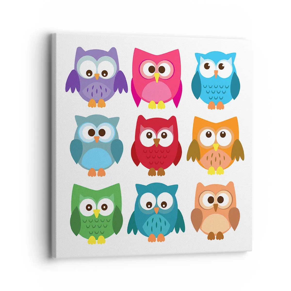 Impression sur toile - Image sur toile - C'est amusant d'être différent - 30x30 cm