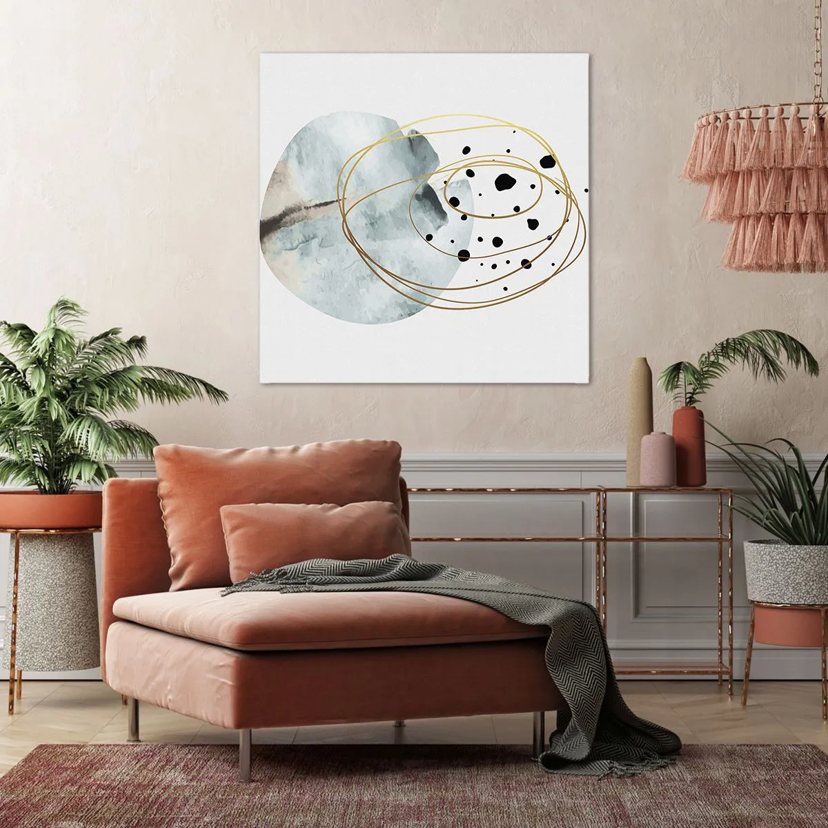 Impression sur toile - Image sur toile - Emmêlement de l'espace - 50x50 cm