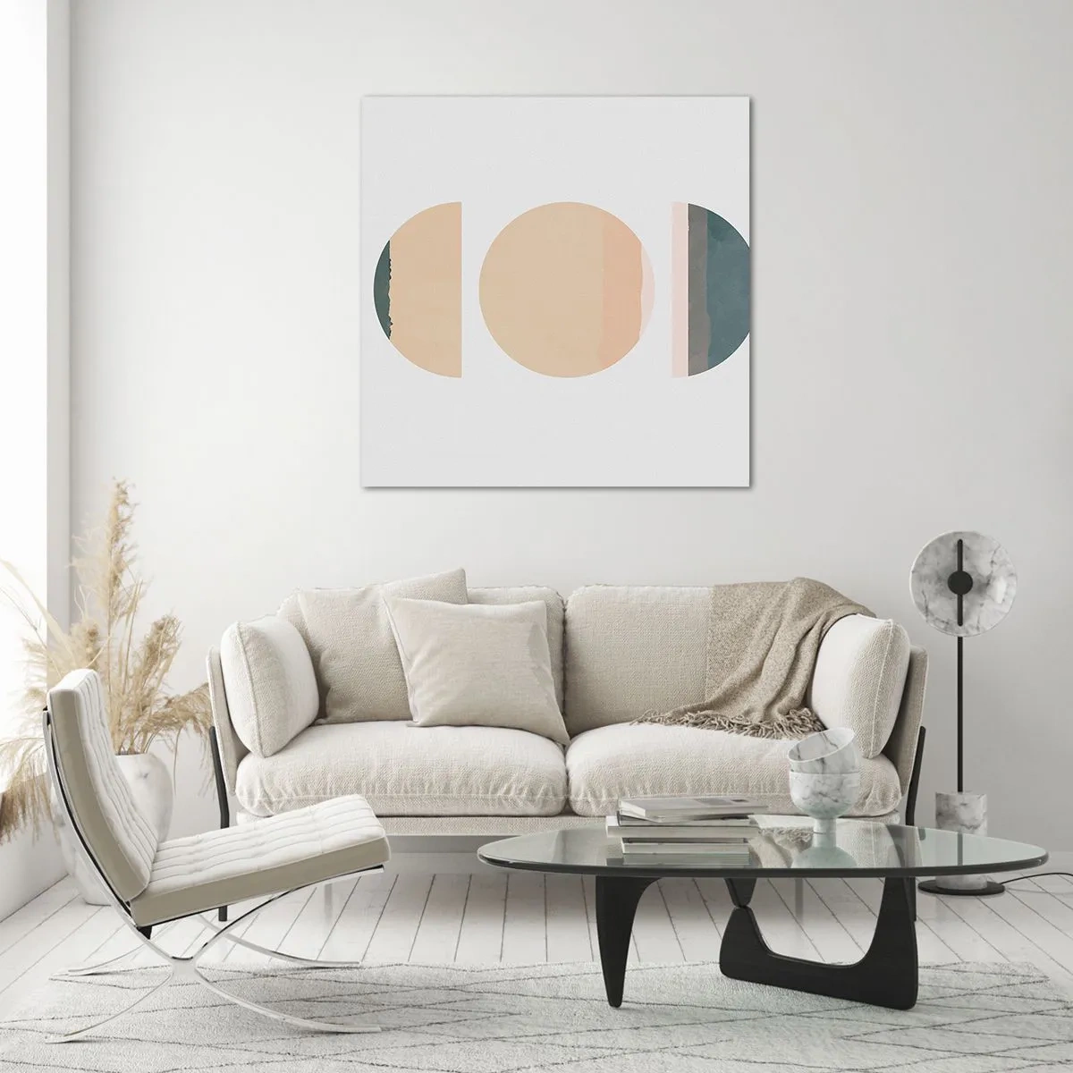 Impression sur verre - Image sur verre - Cercles après cercles - 70x70 cm