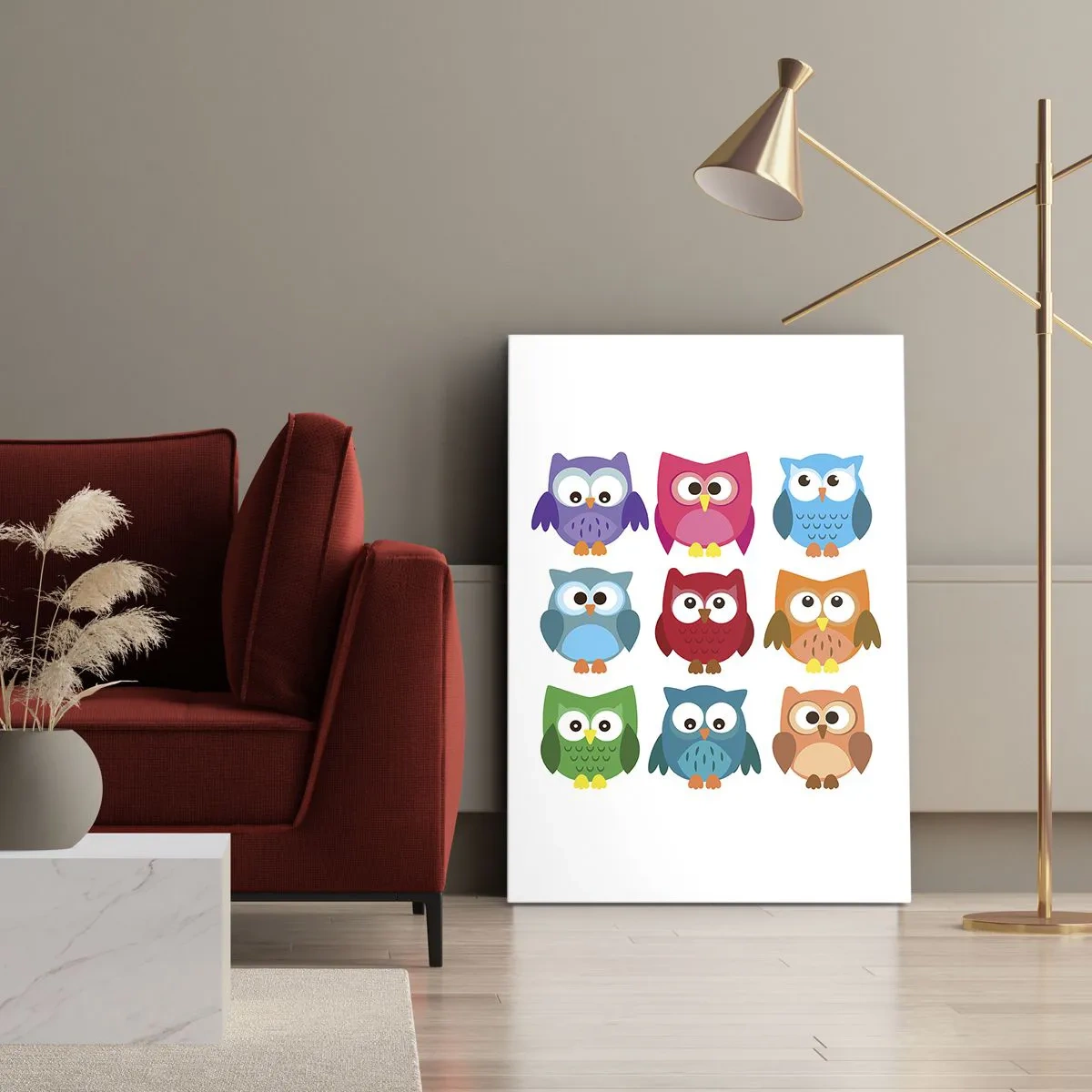 Impression sur toile - Image sur toile - C'est amusant d'être différent - 45x80 cm