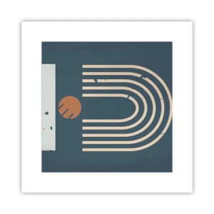 Affiche - Poster - Géométrie sur la grenade - 30x30 cm