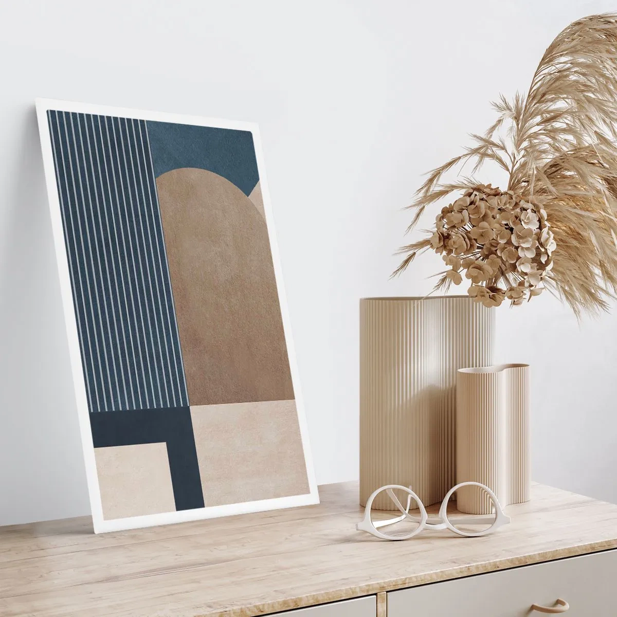 Affiche - Poster - Composition simple et en rondeur - 61x91 cm