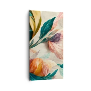 Impression sur toile - Image sur toile - Fleurs des îles du sud - 65x120 cm