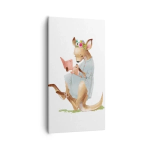 Impression sur toile - Image sur toile - Lis-moi maman - 55x100 cm