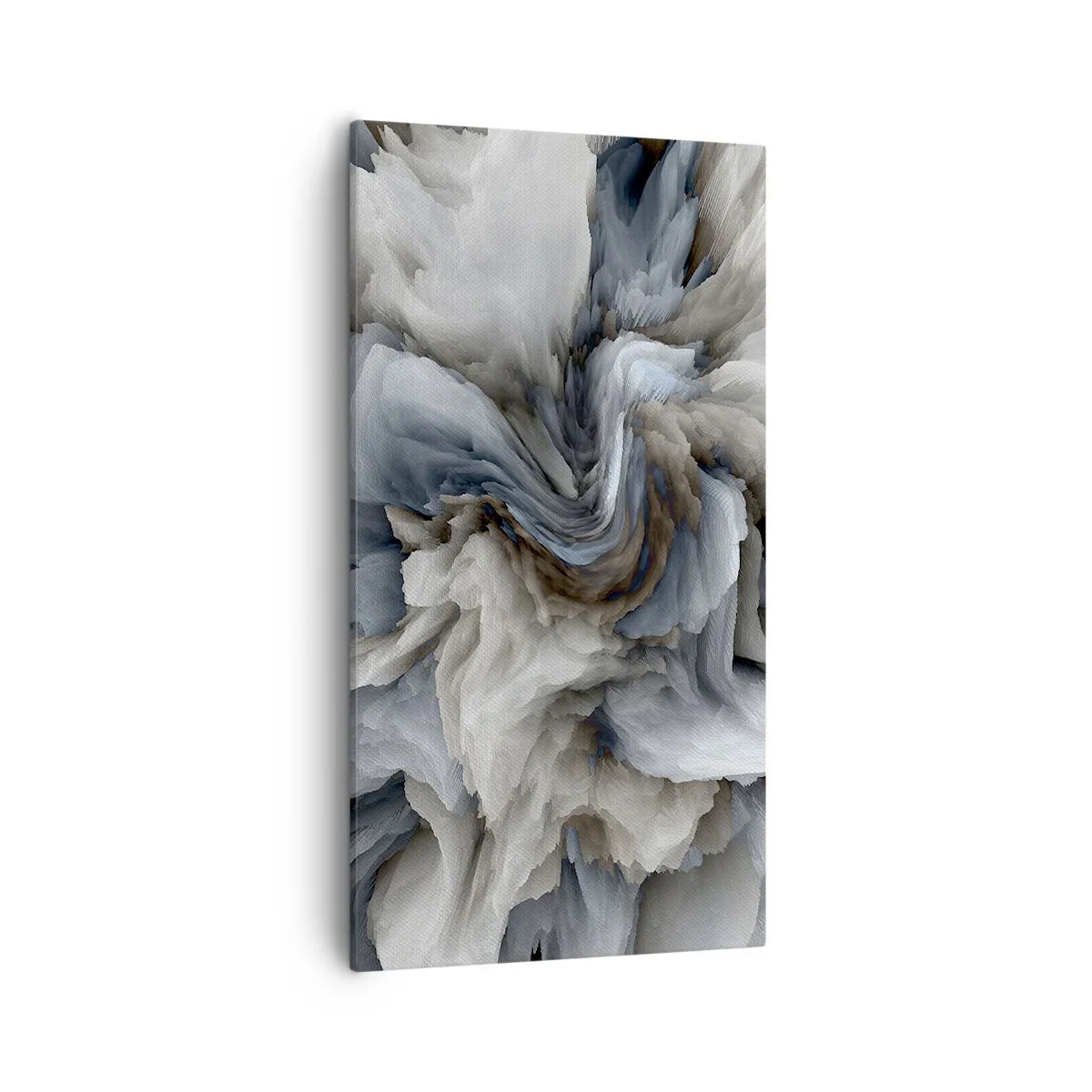 Impression sur toile - Image sur toile - Pierre et fleur - 55x100 cm