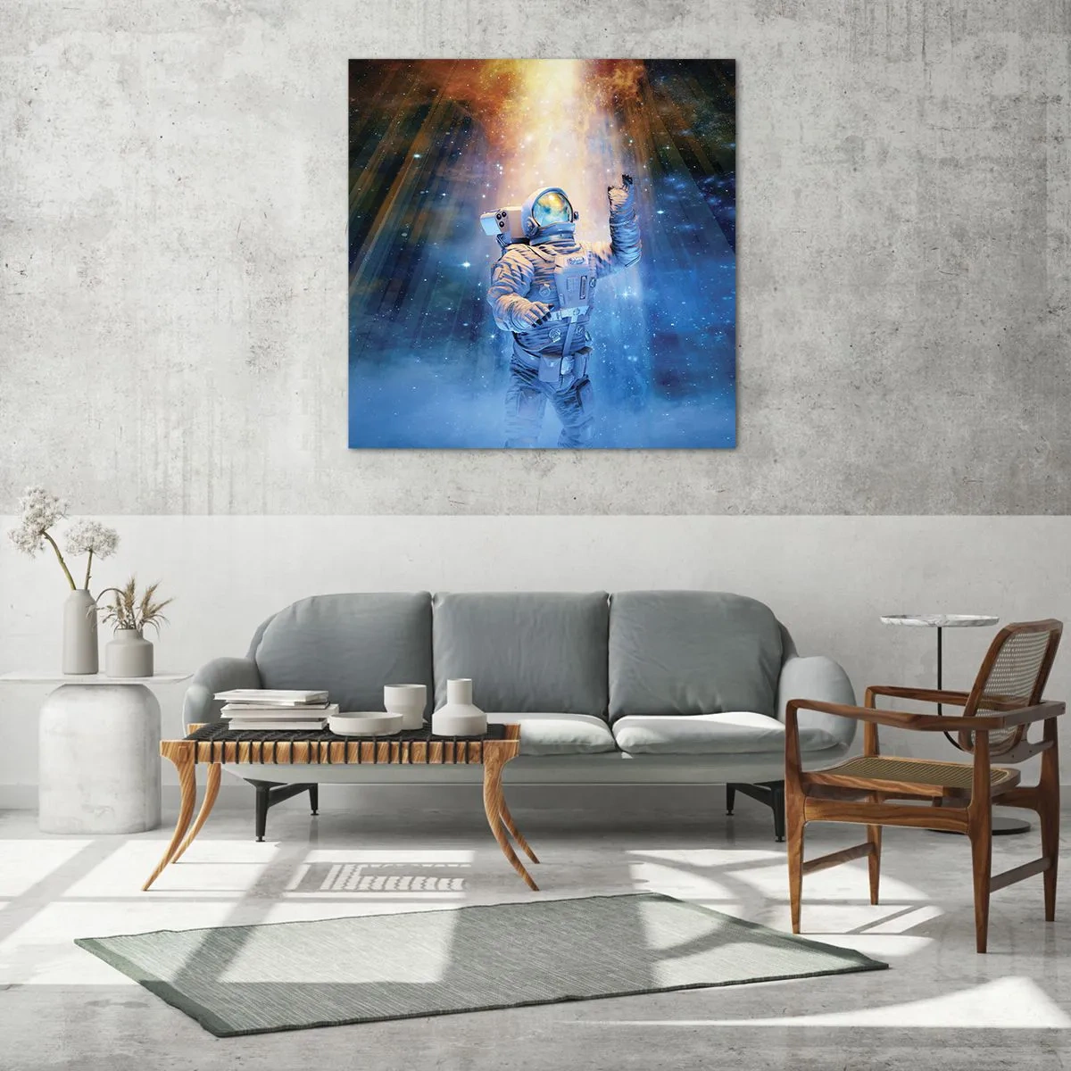 Impression sur verre - Image sur verre - Enfin arrivé - 40x40 cm