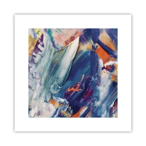 Affiche - Poster - Confusion des couleurs - 30x30 cm