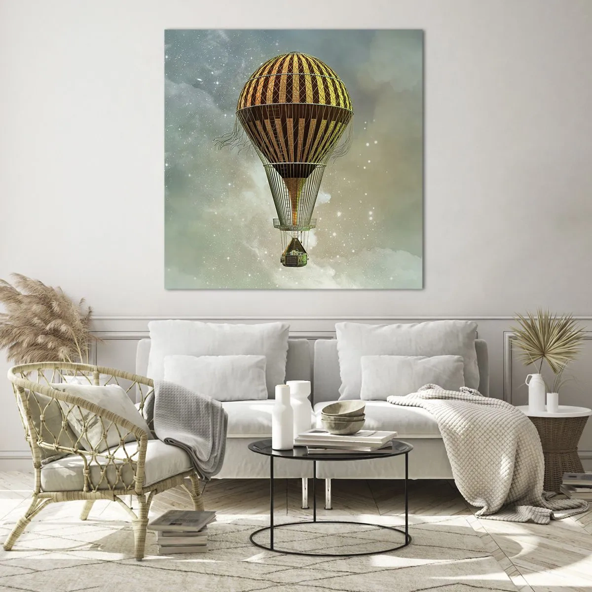 Impression sur verre - Image sur verre - Vols pionniers - 30x30 cm