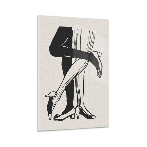 Impression sur verre - Image sur verre - Attribut féminin - 70x100 cm