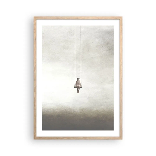 Affiche dans un chêne clair - Poster - Enfant en nous - 50x70 cm