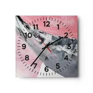 Horloge murale - Pendule murale - Composition assortie - 30x30 cm