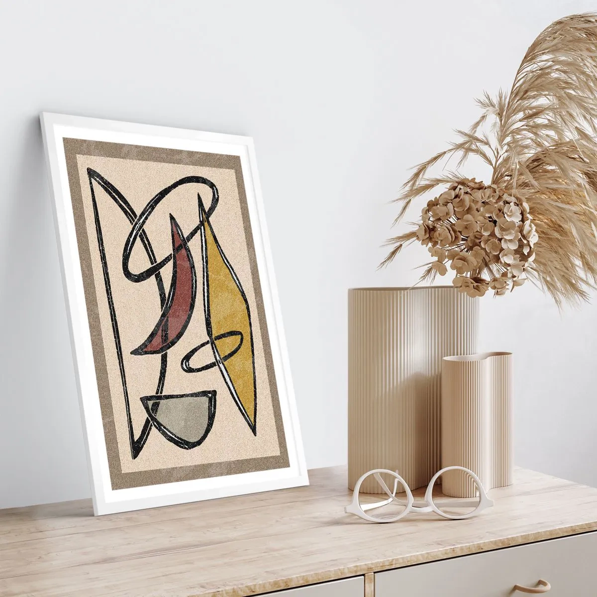 Affiche dans un cadre blanc - Poster - Verticales et horizontales - 40x50 cm